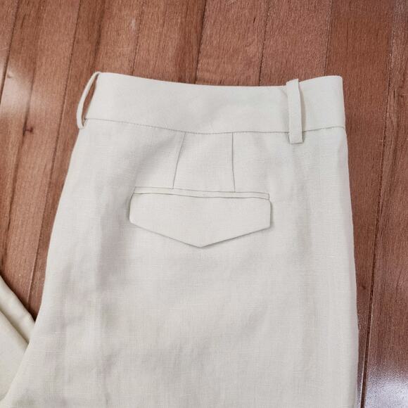 Calvin Klein Cream Wide Leg Pants - Picture 4 of 7